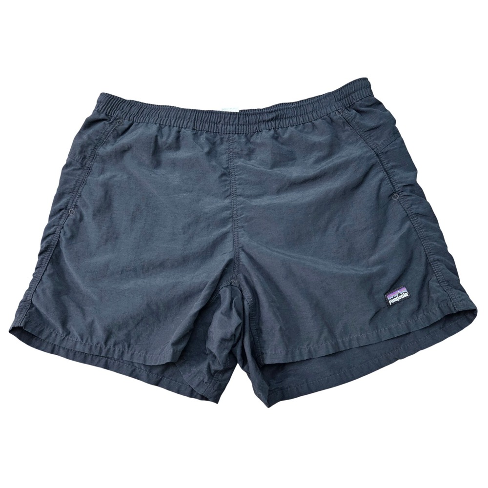 Patagonia Baggies Shorts Womens Small Black Nylon Elastic Waist Hiking Outdoor